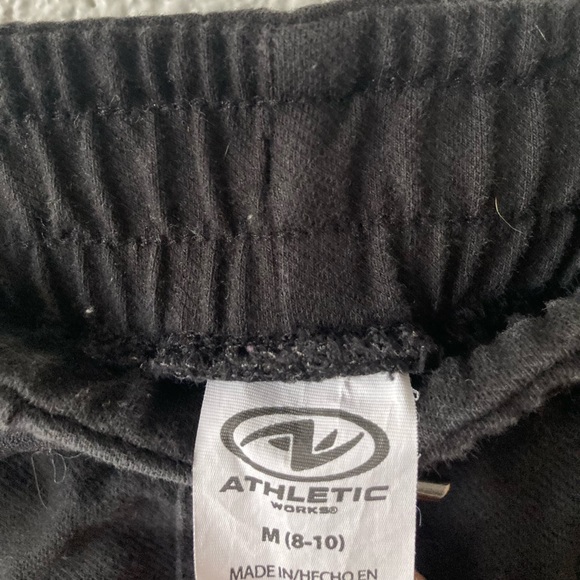Athletic Works Black Drawstring Sweat Shorts M - Picture 5 of 5
